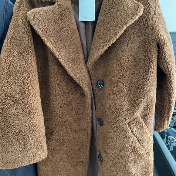 Brand new Asos Teddy Coat Brown - Picture 2 of 3